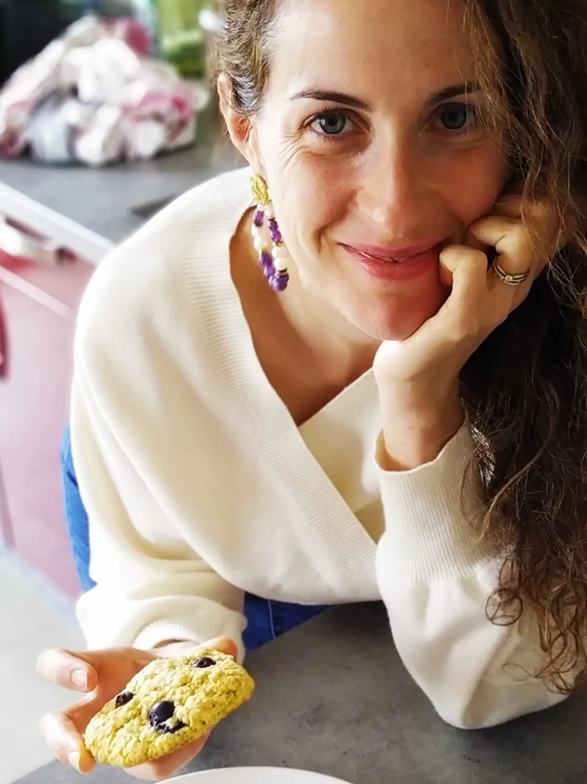 Aurélie autour d’une préparation gourmande