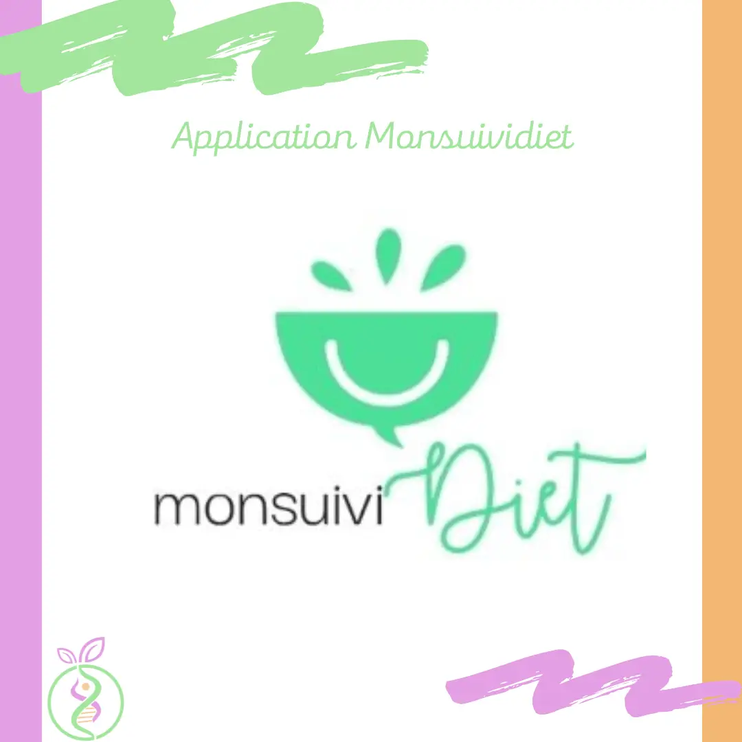 Interface numérique de MonSuiviDiet, illustrant un suivi diététique personnalisé avec des graphiques et des outils d'accompagnement alimentaire